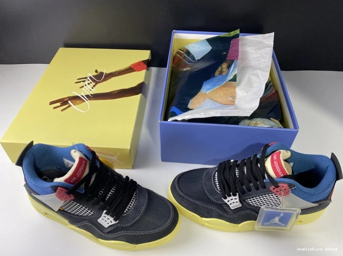 Rep OFF RETRO NOIR DC9533-001 AIR UNION 4 JORDAN 0606